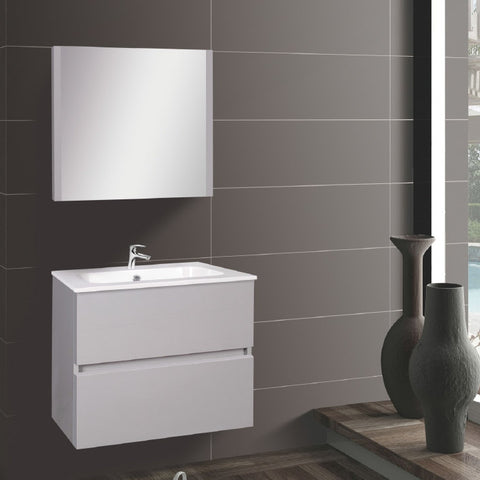 Wellis Elois Grey 60 2 fiókos mosdószekrény (59x45x55)