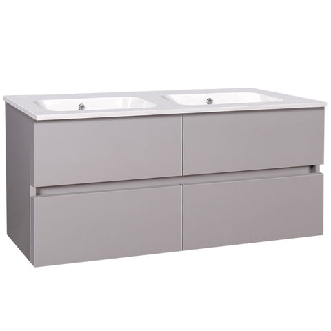 Wellis Elois Grey 120 4 fiókos mosdószekrény (119x45x55)