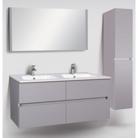 Wellis Elois Grey 120 4 fiókos mosdószekrény (119x45x55)