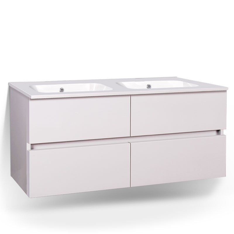 Wellis Elois White 120 4 fiókos mosdószekrény (119x45x55)