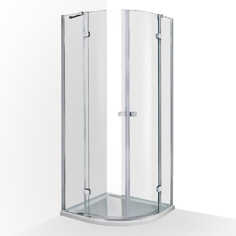 Wellis Arno két nyílóajtós íves kabin Easy Cleannel (90x90x200)