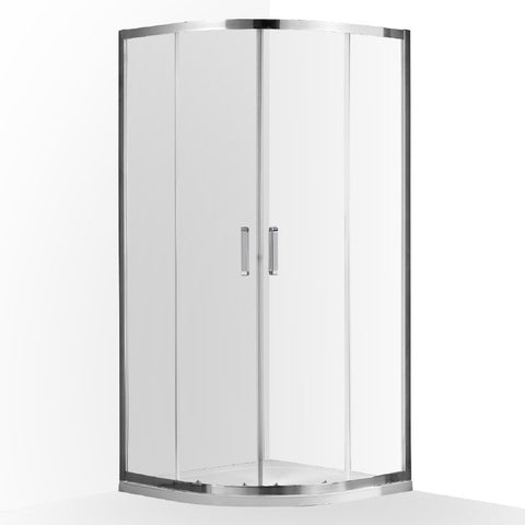 Wellis Caprera 2 tolóajtós íves zuhanykabin Easy Cleannel (90x90x185)