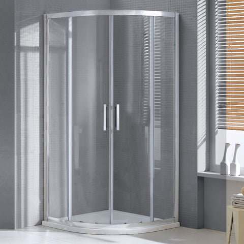 Wellis Aquarius 90 két tolóajtós íves kabin Easy Cleannel (90x90x190) WC00472