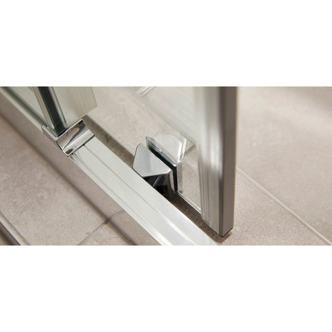 Wellis Premier tolóajtós zuhanyfal Easy Cleannel (100x190)
