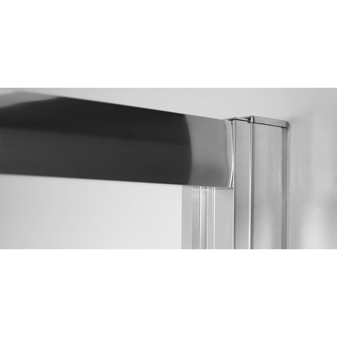 Wellis Premier tolóajtós zuhanyfal Easy Cleannel (100x190)
