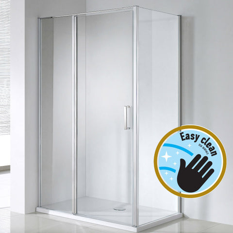 Wellis Triton egy nyílóajtós szögletes kabin Easy Cleannel (120x80x190)