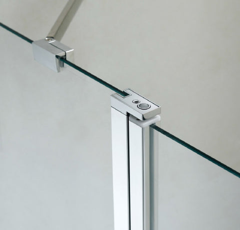 Wellis Pure nyílóajtós zuhanyfal Easy Cleannel (100x190)