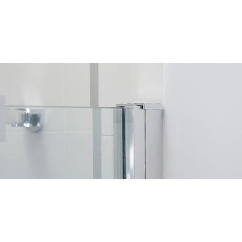 Wellis Pure 90 nyílóajtós zuhanyfal. easy cleannel, 90x190cm