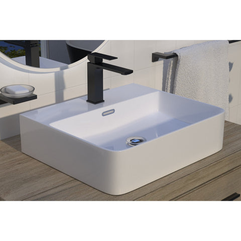 Wellis Lotus pultra építhető porcelán mosdó (50x42,3x12,7)