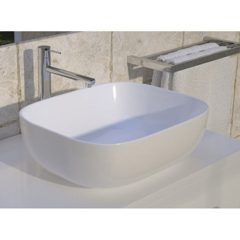 Wellis Daisy pultra építhető porcelán mosdó (49x39,5x15)