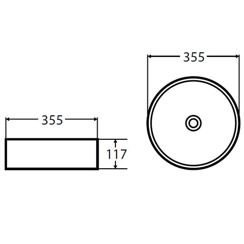 Wellis Rose pultra építhető mosdó (35,5x11,7)