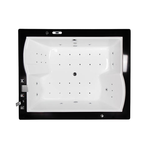 Wellis Nera Maxi E-Drive™, hidromasszázs kád, csaptelep nélkül (185x150x72,5)