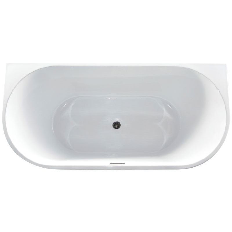 Wellis Calabria White szabadon álló kád (170x80x58) le-és túlfolyó + szifon, rejtett szintezőláb