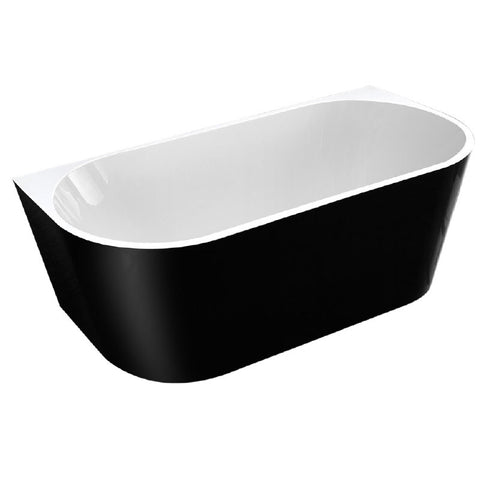 Wellis Calabria Black szabadon álló kád fekete külsővel (170x80x58)