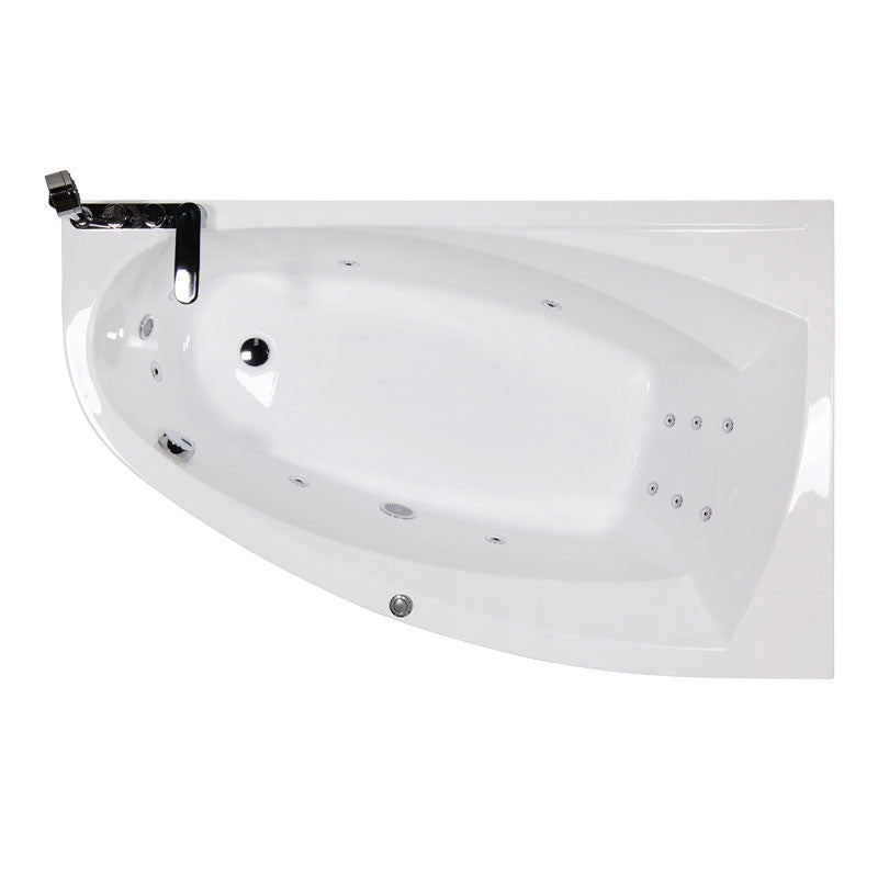 Wellis Matana Hydro™ 160, hidromasszázs kád, Flipperrel, JOBBOS (160x100x60)