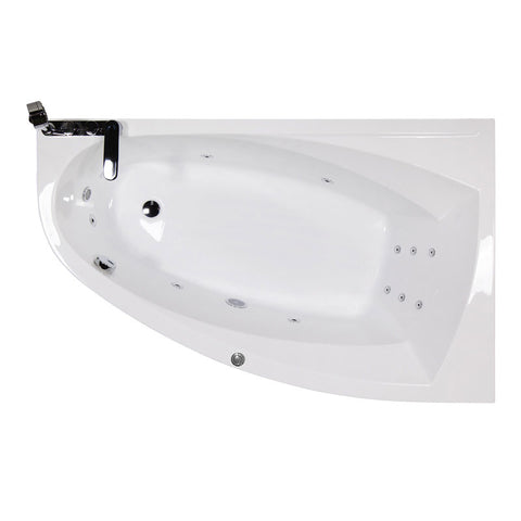 Wellis Matana Hydro™ 160, hidromasszázs kád, Flipperrel, JOBBOS (160x100x60)