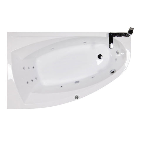 Wellis Matana Hydro™ 160, hidromasszázs kád, Flipperrel, BALOS (160x100x60)