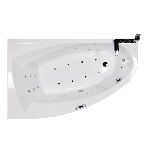 Wellis Matana E-Max™ 160, hidromasszázs kád, csaptelep nélkül, BALOS (160x100x60)
