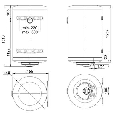 Bosch Tronic 2000T 150 B fali függesztett vízmelegítő