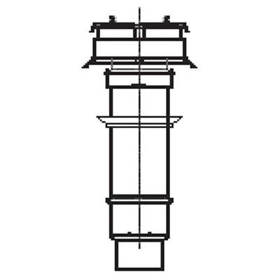 Tricox Alu kürtőfedél kupak, 60mm