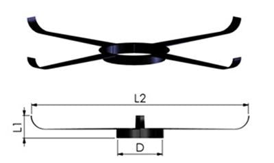 Tricox központosító (2db), 60mm