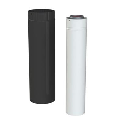 Tricox PPs/Alu tetőátvezető hosszabbító cső, 60/100mm, hossz: 1000mm