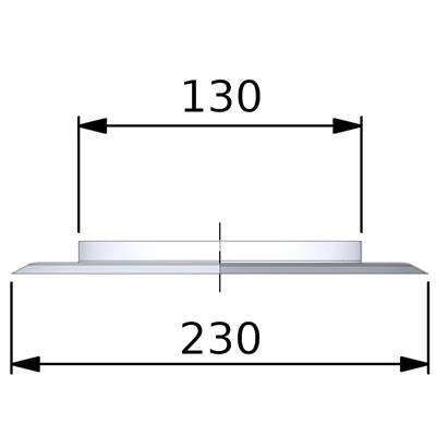 Tricox takaró lemez (2db/csomag), 125mm