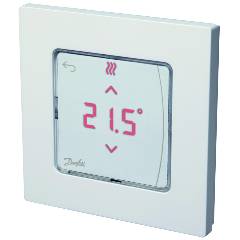 Danfoss Icon 24V szobatermosztát  érintőkijelző, vezetékes, 24V, süllyesztett kivitel