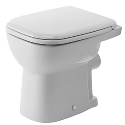 DURAVIT D-Code wc, álló, laposöblítésű, hátsó kifolyású (DR21090900002)