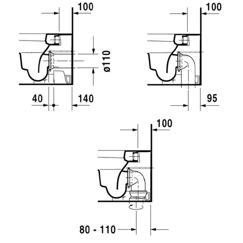 DURAVIT Happy D 2. wc, álló (2159090000)