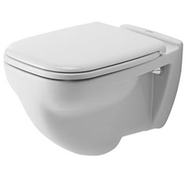 DURAVIT D-Code wc, fali, lapos öblítésű (DR22100900002)