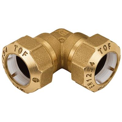KPE Csatlakozó Réz Könyök 40mm