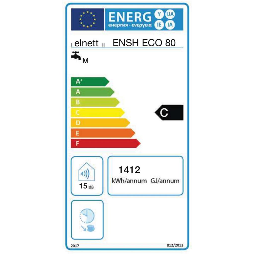 Elnett ECO 80 L elektromos vízmelegítő 1200 W (ENSH helyett)
