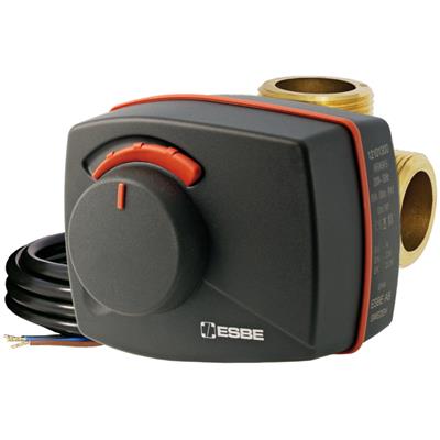 ESBE keverőszelep szett 1" réz 3 járatú + ARA661-es motor (13022400)