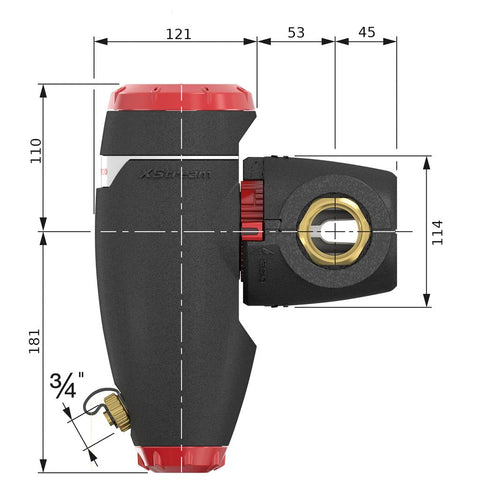 Flamco XStream Clean iszapleválasztó, mágneses, szigeteléssel 5/4"KM