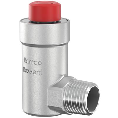 Flamco Flexvent H sarok légtelenítő aut. 1/2" nikkelbevonatos