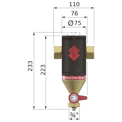 Flamco Clean Smart iszapleválasztó 5/4"