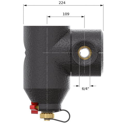 Flamco Clean Smart Ecoplus iszapleválasztó, szigetelt, 6/4"