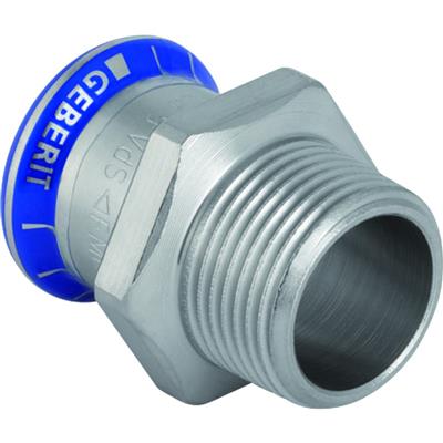 Mapress Inox km egyenes csatl. 35-1"