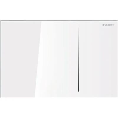 Geberit Sigma70 nyomólap Sigma 8cm tart. fehér/üveg