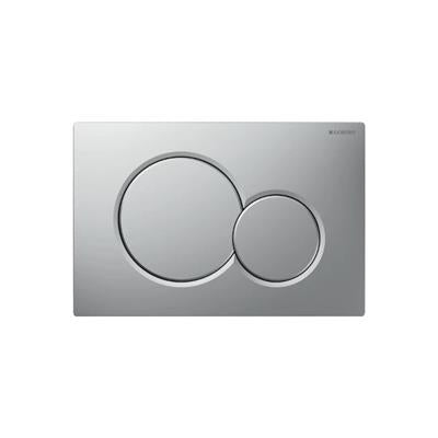 Geberit Sigma01 nyomólap matt króm easy-to-clean bevonattal 2 mennyiséges
