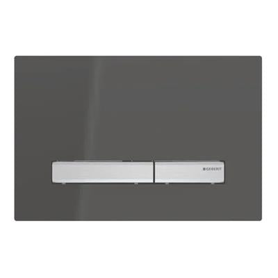 Geberit Sigma50 nyomólap 2 mennyiséges, krómozott/fekete