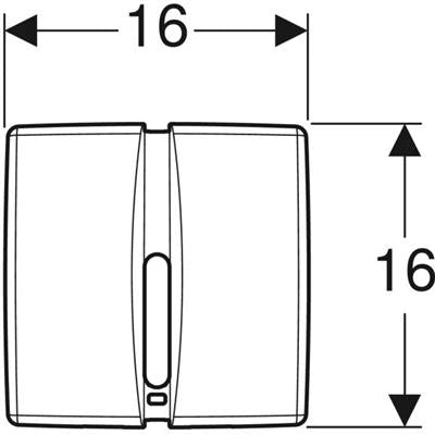 Geberit Basic piszoár infra vezérlés  Basic
