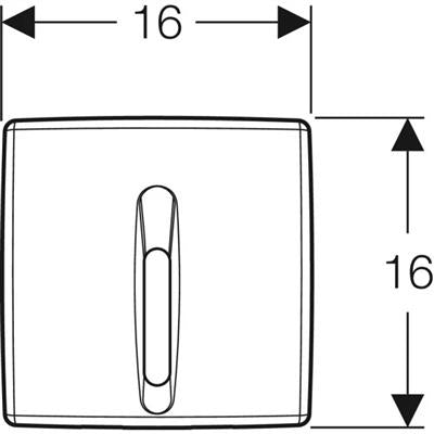 Geberit Piszoár Basic Infra elemes fehér