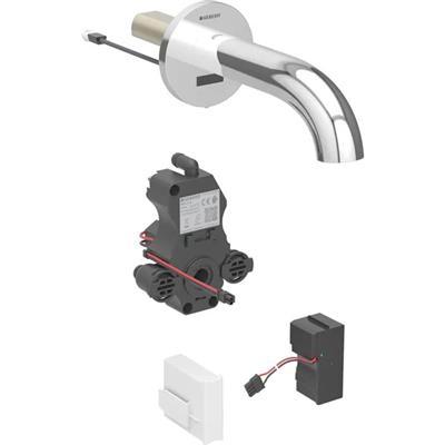 Geberit Piave automata fali mosdócsaptelep, hálozati, Duofix szerelőelemhez, keverővel