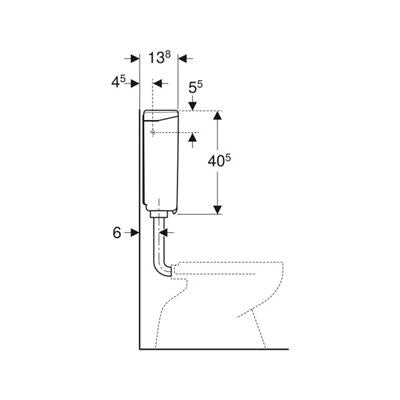 Geberit Wc Tartály AP 140 fehér