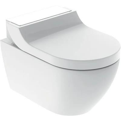 Geberit Aquaclean Tuma Comfort komplett higiéniai berendezés fehér üveg dekorlappal