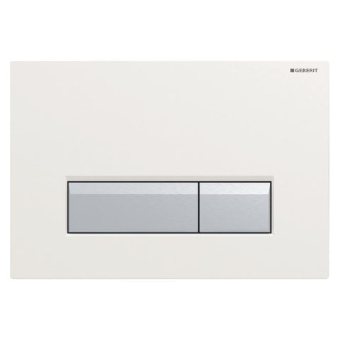 Geberit Sigma40 nyomólap fehér/szálcsiszolt