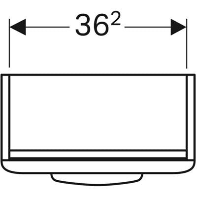 Geberit Selnova alsószekrény kézmosóhoz 1 ajtóval 39,6x55,7x22,6 cm, fehér