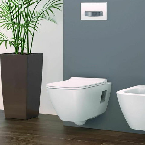 Geberit Smyle Square WC fali mély, Rimfree (kifutott)